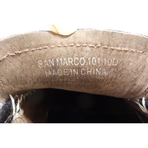 Robert Wayne San Marco Black Leather Horsebit Slip On Loafers Shoes Men\'s 10 D main image 8